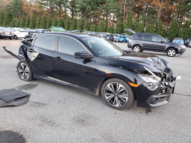 19XFC1F3XJE201387 - 2018 HONDA CIVIC EX შავი ფოტო 4