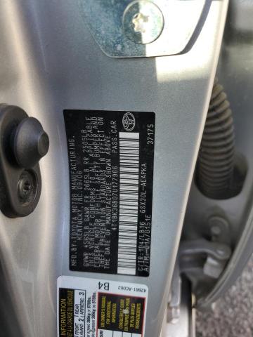 4T1BK36B07U177966 - 2007 TOYOTA AVALON XL SILVER photo 12