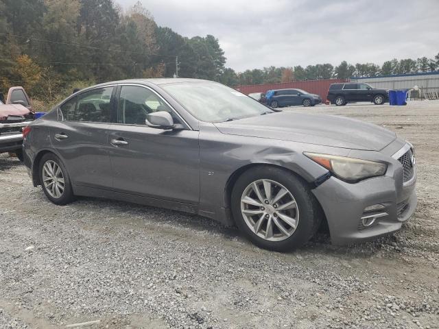 JN1BV7APXEM682113 - 2014 INFINITI Q50 BASE GRAY photo 4