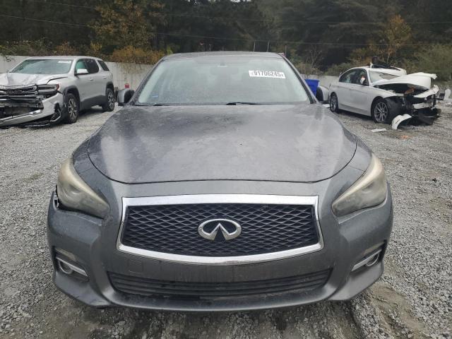 JN1BV7APXEM682113 - 2014 INFINITI Q50 BASE GRAY photo 5