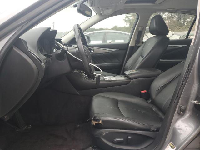 JN1BV7APXEM682113 - 2014 INFINITI Q50 BASE GRAY photo 7