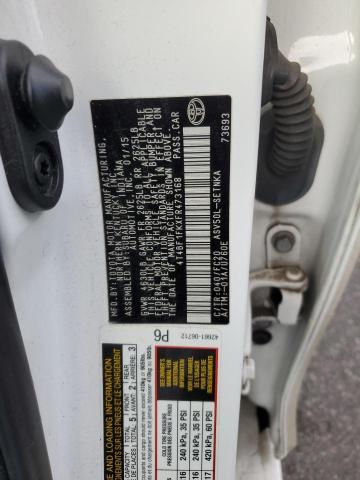 4T4BF1FKXFR473168 - 2015 TOYOTA CAMRY LE WHITE photo 12