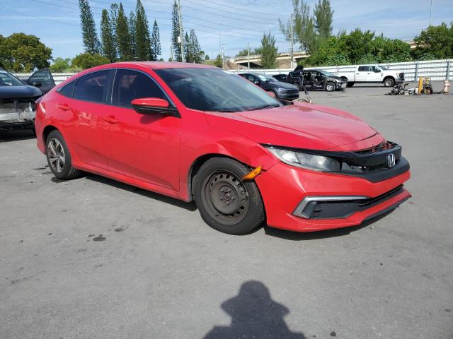 2HGFC2F62KH501058 - 2019 HONDA CIVIC LX 红色 照片 4