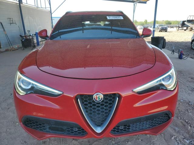 ZASFAKNNXJ7B63147 - 2018 ALFA ROMEO STELVIO TI SPORT RED photo 5