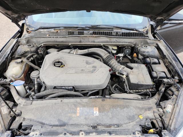 3FA6P0HR7DR287535 - 2013 FORD FUSION SE BLACK photo 11