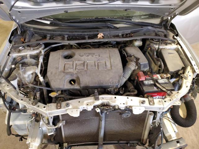 JTDBU4EE9B9134531 - 2011 TOYOTA COROLLA BASE SILVER photo 11