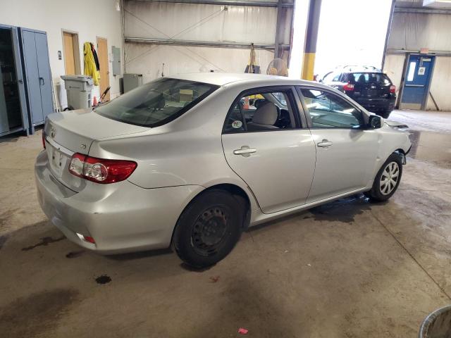 JTDBU4EE9B9134531 - 2011 TOYOTA COROLLA BASE SILVER photo 3