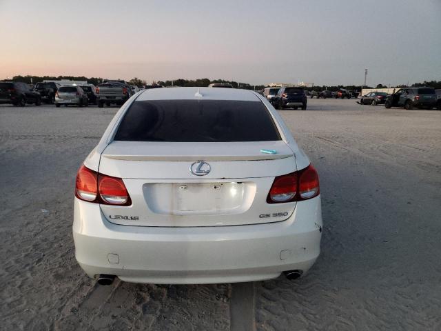 JTHBE96S580029544 - 2008 LEXUS GS 350 WHITE photo 6