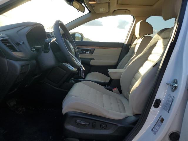 2HKRW1H51JH519302 - 2018 HONDA CR-V EX WHITE photo 7
