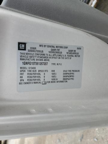 1GNFG15T561267207 - 2006 CHEVROLET EXPRESS G1 GRAY photo 13