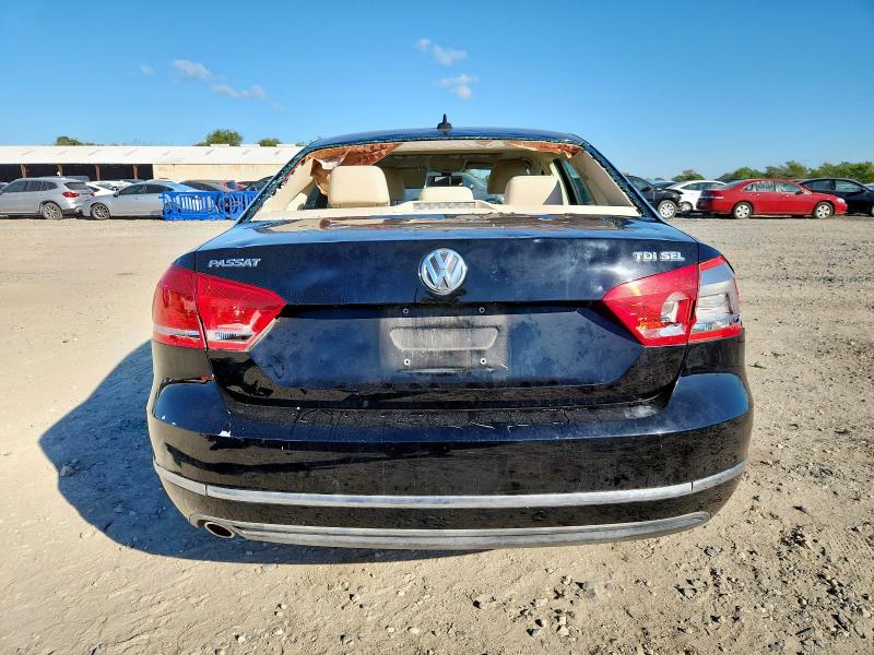 1VWCV7A32FC053626 - 2015 VOLKSWAGEN PASSAT SEL BLACK photo 6