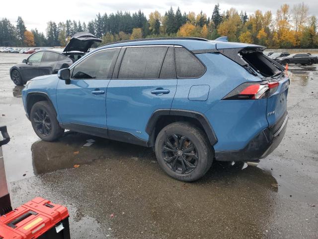 4T3T6RFV0NU097772 - 2022 TOYOTA RAV4 SE Bleu photo 2