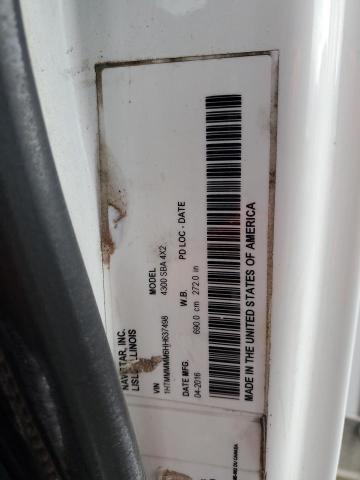 1HTMMMMM6HH637498 - 2017 INTERNATIONAL 4300 4300 Սպիտակ լուսանկար 12