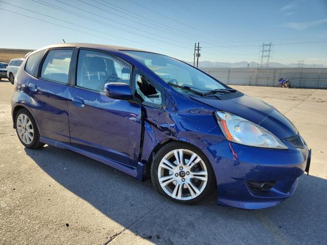 JHMGE88429S007845 - 2009 HONDA FIT SPORT BLUE photo 4
