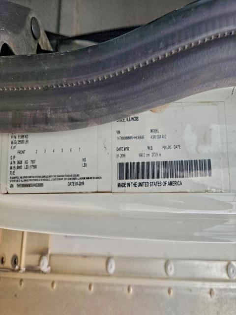 1HTMMMMMXHH636886 - 2017 INTERNATIONAL 4300 4300 WHITE photo 10