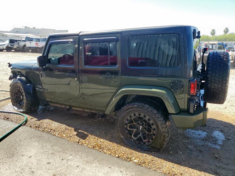 1C4BJWDG2GL160115 - 2016 JEEP WRANGLER U SPORT GREEN photo 2