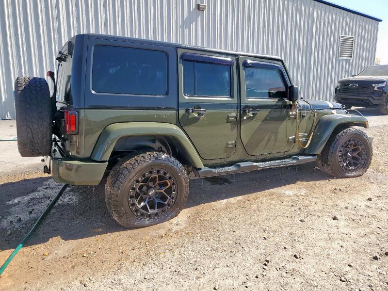 1C4BJWDG2GL160115 - 2016 JEEP WRANGLER U SPORT GREEN photo 3