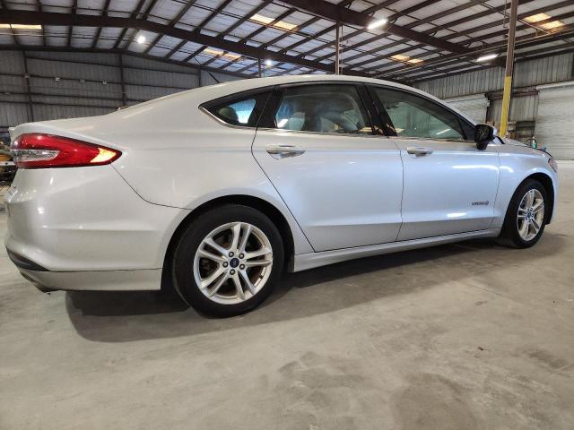 3FA6P0LU6JR209061 - 2018 FORD FUSION SE HYBRID Gümüş fotoğraf 3