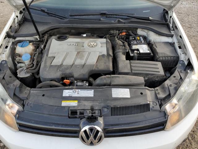 WVWDM7AJ0CW334150 - 2012 VOLKSWAGEN GOLF Սպիտակ լուսանկար 11