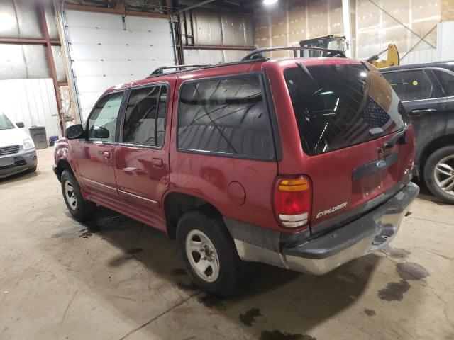1FMZU34X9XUA79137 - 1999 FORD EXPLORER RED photo 2