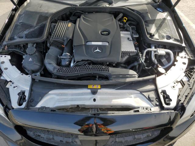 WDDWJ4JB2HF482354 - 2017 MERCEDES-BENZ C 300 BLACK photo 11