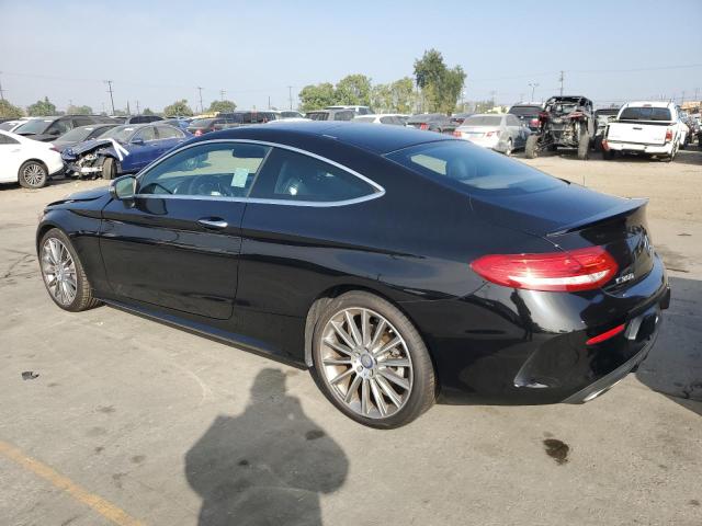 WDDWJ4JB2HF482354 - 2017 MERCEDES-BENZ C 300 BLACK photo 2