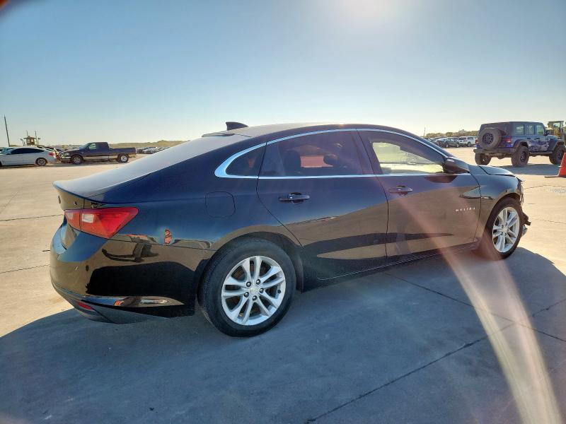 1G1ZE5ST3HF150263 - 2017 CHEVROLET MALIBU LT BLACK photo 3