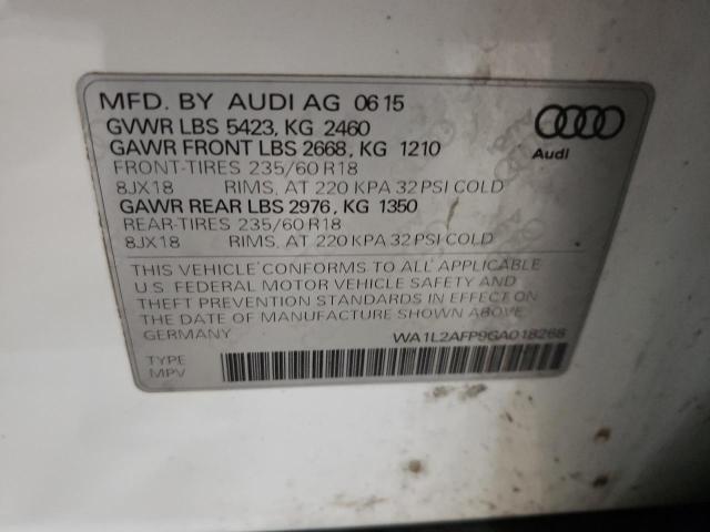 WA1L2AFP9GA018268 - 2016 AUDI Q5 PREMIUM PLUS Белый фото 13