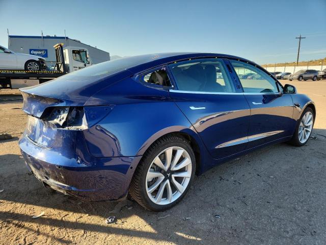 5YJ3E1EB1KF194265 - 2019 TESLA MODEL 3 蓝色 照片 3