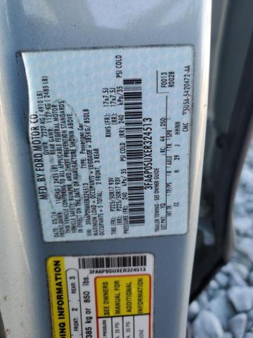 3FA6P0SUXER324513 - 2014 FORD FUSION TITANIUM PHEV 蓝色 照片 12