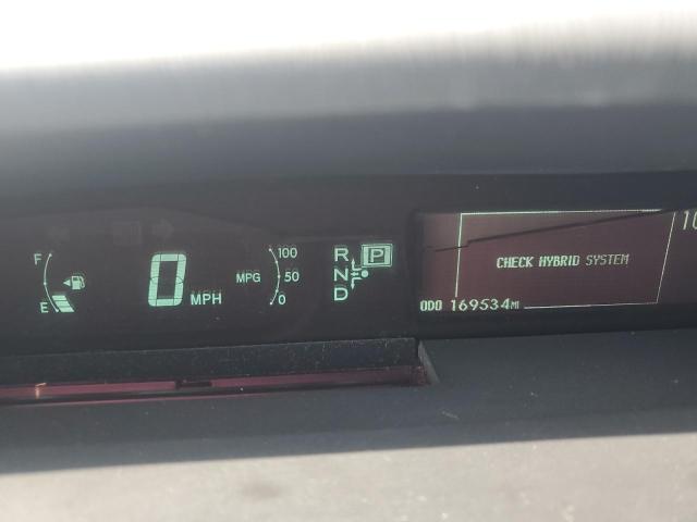 JTDKN3DUXB0261227 - 2011 TOYOTA PRIUS GRAY photo 9