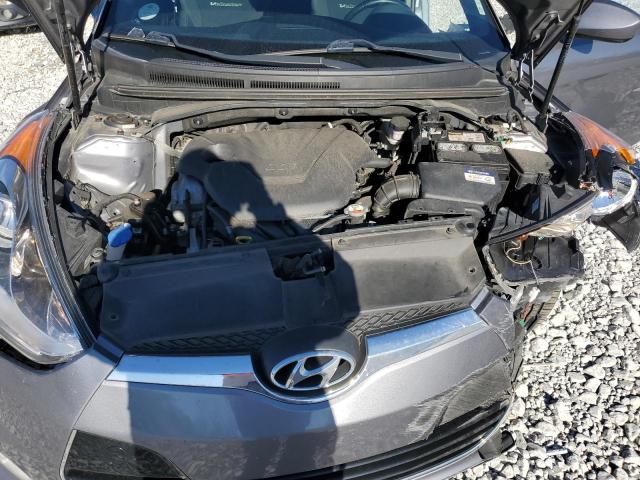 KMHTC6AD7HU318075 - 2017 HYUNDAI VELOSTER GRAY photo 11