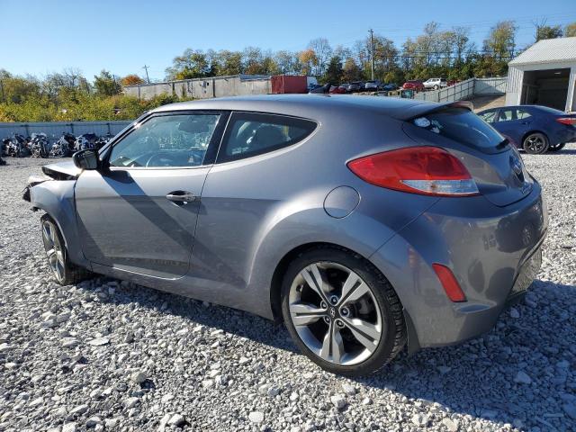 KMHTC6AD7HU318075 - 2017 HYUNDAI VELOSTER GRAY photo 2