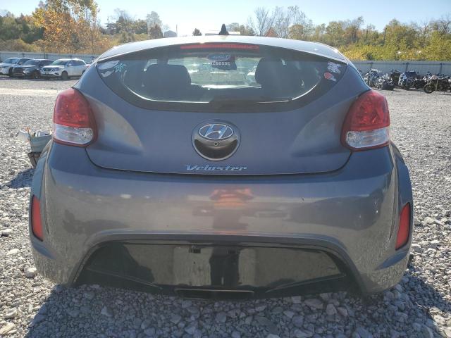 KMHTC6AD7HU318075 - 2017 HYUNDAI VELOSTER GRAY photo 6