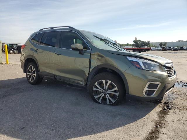 JF2SKAUC2MH445006 - 2021 SUBARU FORESTER LIMITED მწვანე ფოტო 4
