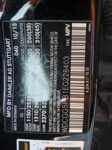 WDCGG5HB1EG228403 - 2014 MERCEDES-BENZ GLK 350 BLACK photo 13