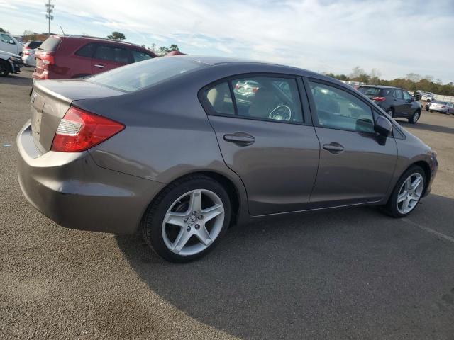 19XFB2F52CE352236 - 2012 HONDA CIVIC LX GRAY photo 3