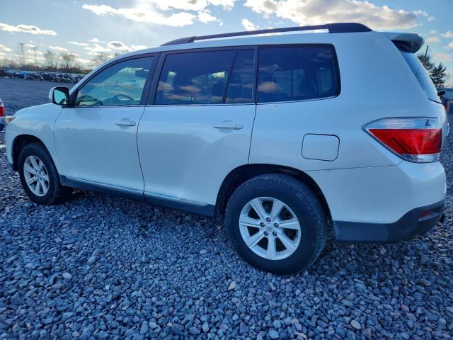 5TDBK3EH3CS098901 - 2012 TOYOTA HIGHLANDER BASE Սպիտակ լուսանկար 2