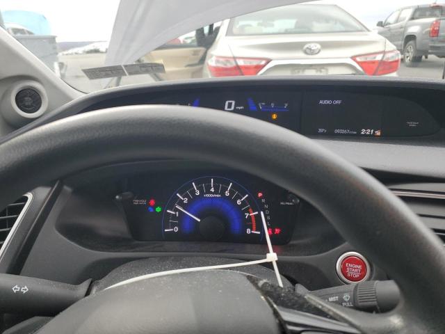 19XFB2F8XFE252741 - 2015 HONDA CIVIC EX GRAY photo 9