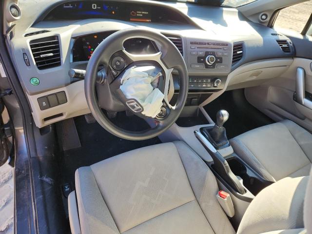 2HGFG3A83CH542979 - 2012 HONDA CIVIC EX GRAY photo 8