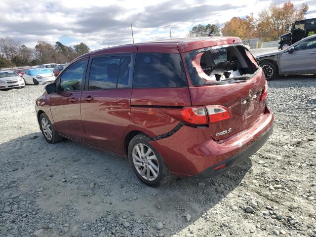 JM1CW2BLXC0132055 - 2012 MAZDA 5 RED photo 2