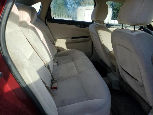 2G1WT57N691161429 - 2009 CHEVROLET IMPALA 1LT RED photo 10