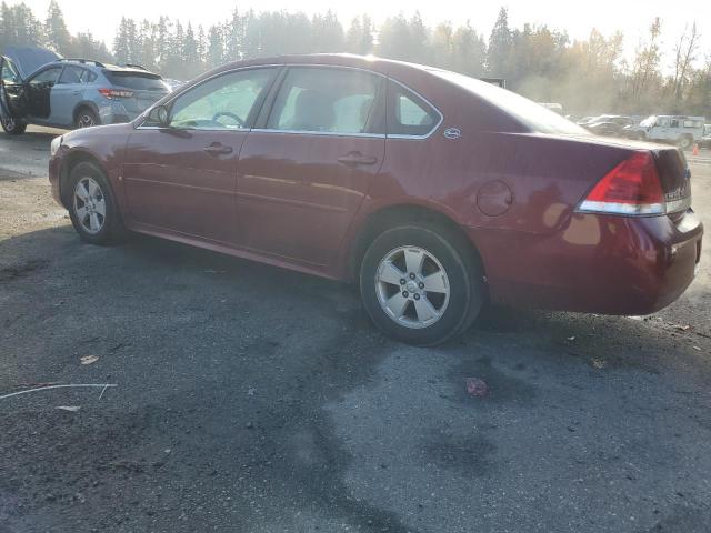 2G1WT57N691161429 - 2009 CHEVROLET IMPALA 1LT RED photo 2