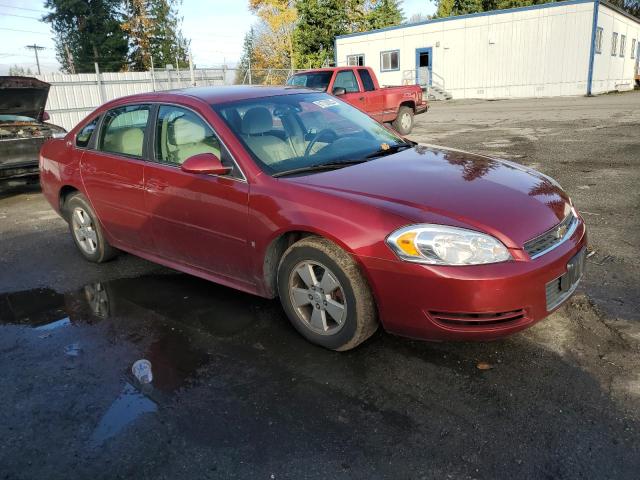 2G1WT57N691161429 - 2009 CHEVROLET IMPALA 1LT RED photo 4
