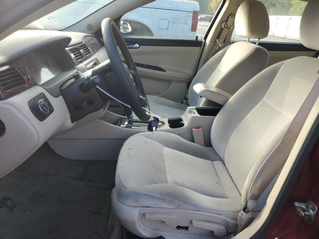 2G1WT57N691161429 - 2009 CHEVROLET IMPALA 1LT RED photo 7