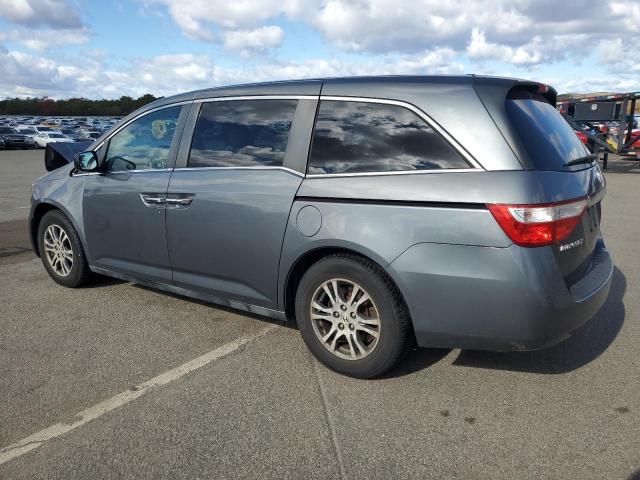 5FNRL5H61BB068218 - 2011 HONDA ODYSSEY EXL GRAY photo 2
