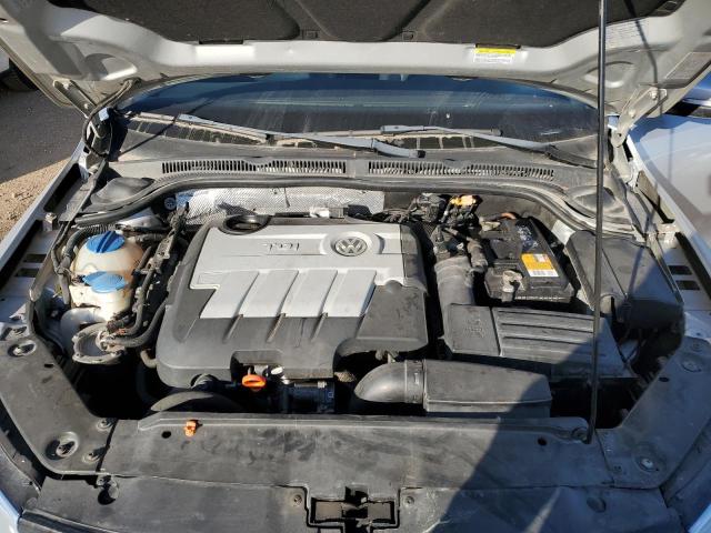 3VWLL7AJXCM325256 - 2012 VOLKSWAGEN JETTA TDI SILVER photo 11