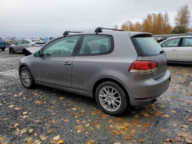 WVWAB7AJ7CW230912 - 2012 VOLKSWAGEN GOLF GRAY photo 2