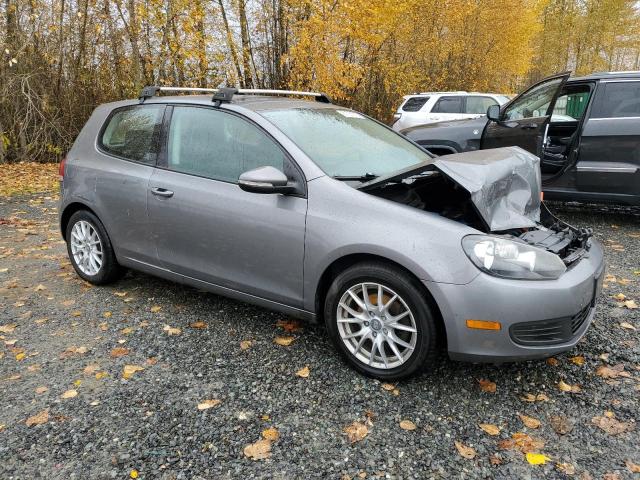 WVWAB7AJ7CW230912 - 2012 VOLKSWAGEN GOLF GRAY photo 4