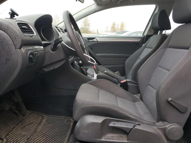 WVWAB7AJ7CW230912 - 2012 VOLKSWAGEN GOLF GRAY photo 7